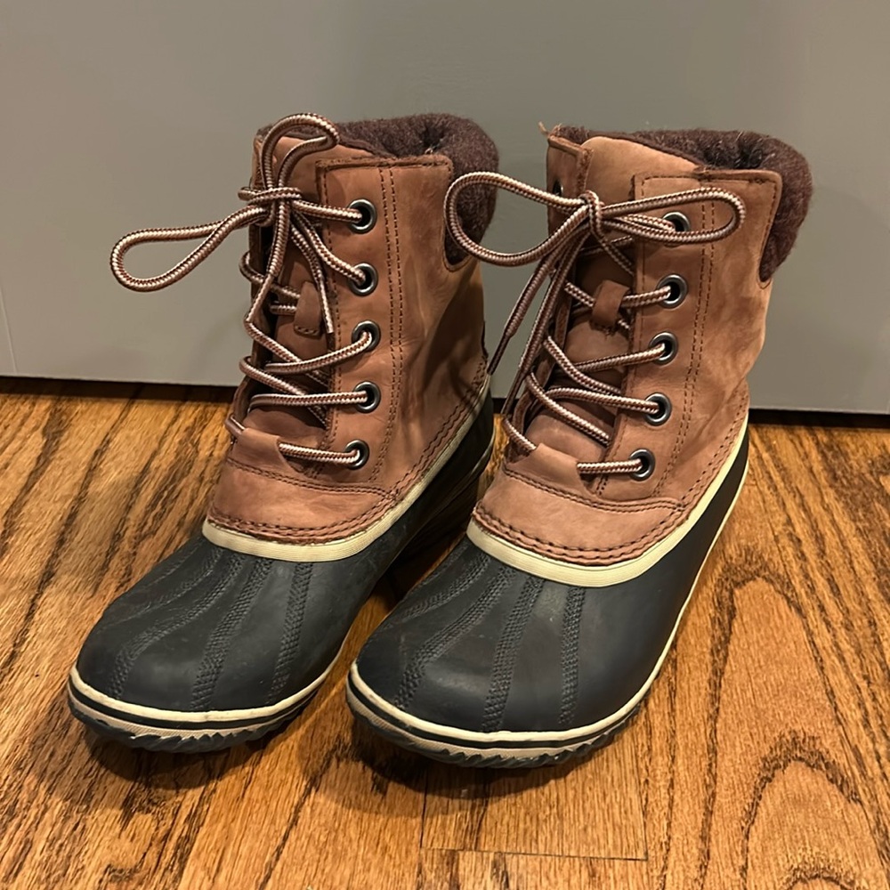 Sorel Women’s Slimpack Lace II Waterproof Boot (Duck Boot)